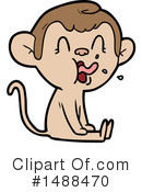 Monkey Clipart #1488470 by lineartestpilot