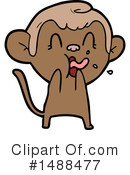 Monkey Clipart #1488477 by lineartestpilot