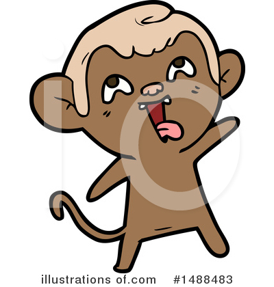 Royalty-Free (RF) Monkey Clipart Illustration by lineartestpilot - Stock Sample #1488483