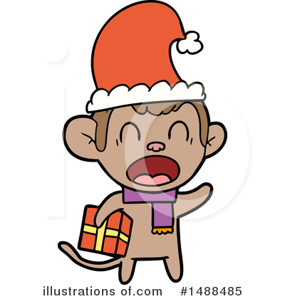 Royalty-Free (RF) Monkey Clipart Illustration by lineartestpilot - Stock Sample #1488485