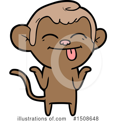 Royalty-Free (RF) Monkey Clipart Illustration by lineartestpilot - Stock Sample #1508648