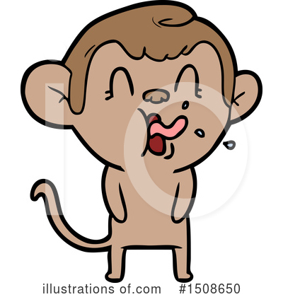 Royalty-Free (RF) Monkey Clipart Illustration by lineartestpilot - Stock Sample #1508650