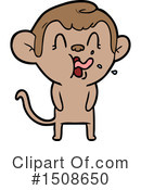 Monkey Clipart #1508650 by lineartestpilot
