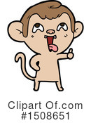 Monkey Clipart #1508651 by lineartestpilot
