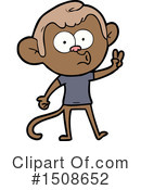 Monkey Clipart #1508652 by lineartestpilot