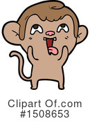 Monkey Clipart #1508653 by lineartestpilot