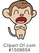 Monkey Clipart #1508654 by lineartestpilot
