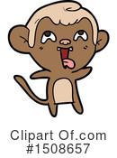 Monkey Clipart #1508657 by lineartestpilot