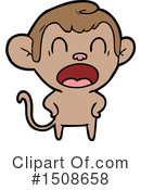 Monkey Clipart #1508658 by lineartestpilot