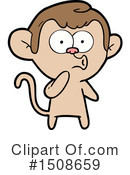 Monkey Clipart #1508659 by lineartestpilot
