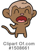 Monkey Clipart #1508661 by lineartestpilot