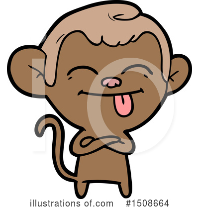 Royalty-Free (RF) Monkey Clipart Illustration by lineartestpilot - Stock Sample #1508664