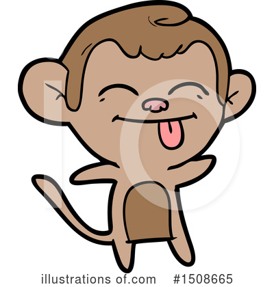 Royalty-Free (RF) Monkey Clipart Illustration by lineartestpilot - Stock Sample #1508665