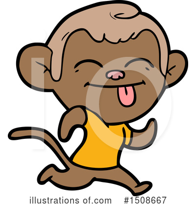 Royalty-Free (RF) Monkey Clipart Illustration by lineartestpilot - Stock Sample #1508667