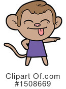 Monkey Clipart #1508669 by lineartestpilot