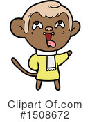 Monkey Clipart #1508672 by lineartestpilot