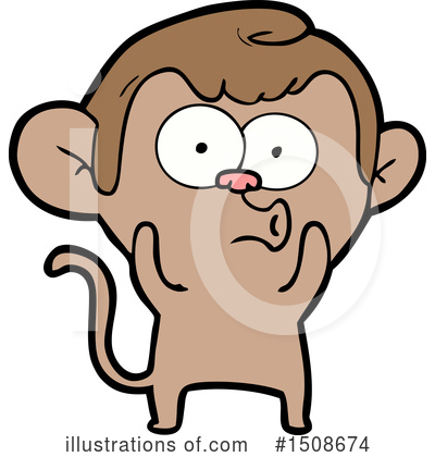 Royalty-Free (RF) Monkey Clipart Illustration by lineartestpilot - Stock Sample #1508674