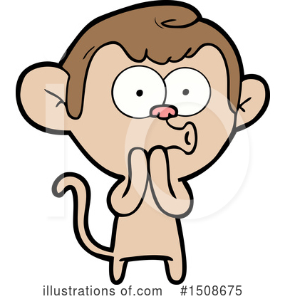 Royalty-Free (RF) Monkey Clipart Illustration by lineartestpilot - Stock Sample #1508675