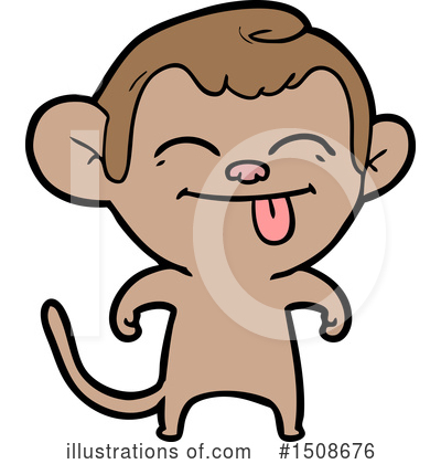 Royalty-Free (RF) Monkey Clipart Illustration by lineartestpilot - Stock Sample #1508676