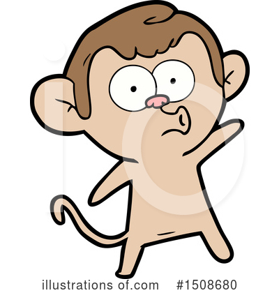 Royalty-Free (RF) Monkey Clipart Illustration by lineartestpilot - Stock Sample #1508680