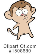 Monkey Clipart #1508680 by lineartestpilot