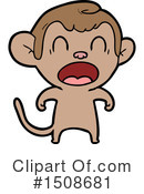 Monkey Clipart #1508681 by lineartestpilot