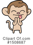 Monkey Clipart #1508687 by lineartestpilot