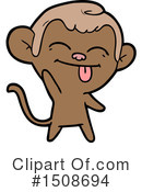 Monkey Clipart #1508694 by lineartestpilot