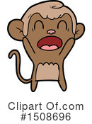 Monkey Clipart #1508696 by lineartestpilot