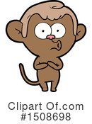 Monkey Clipart #1508698 by lineartestpilot