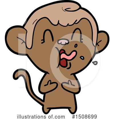 Royalty-Free (RF) Monkey Clipart Illustration by lineartestpilot - Stock Sample #1508699