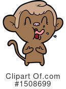Monkey Clipart #1508699 by lineartestpilot
