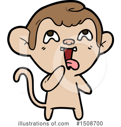 Royalty-Free (RF) Monkey Clipart Illustration by lineartestpilot - Stock Sample #1508700
