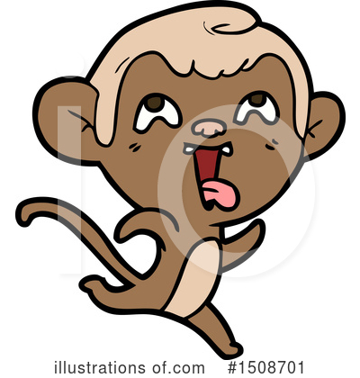 Royalty-Free (RF) Monkey Clipart Illustration by lineartestpilot - Stock Sample #1508701