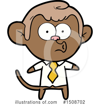 Royalty-Free (RF) Monkey Clipart Illustration by lineartestpilot - Stock Sample #1508702