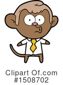 Monkey Clipart #1508702 by lineartestpilot