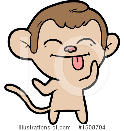 Royalty-Free (RF) Monkey Clipart Illustration by lineartestpilot - Stock Sample #1508704