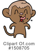 Monkey Clipart #1508705 by lineartestpilot
