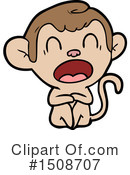 Monkey Clipart #1508707 by lineartestpilot