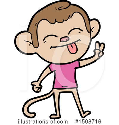 Royalty-Free (RF) Monkey Clipart Illustration by lineartestpilot - Stock Sample #1508716
