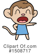 Monkey Clipart #1508717 by lineartestpilot