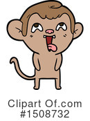 Monkey Clipart #1508732 by lineartestpilot