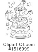 Monkey Clipart #1516999 by visekart
