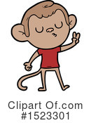 Monkey Clipart #1523301 by lineartestpilot