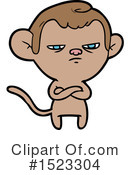 Monkey Clipart #1523304 by lineartestpilot