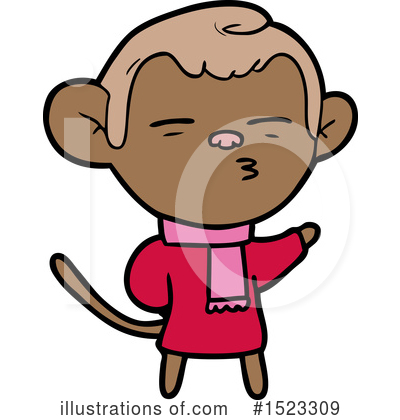 Royalty-Free (RF) Monkey Clipart Illustration by lineartestpilot - Stock Sample #1523309