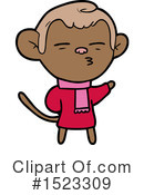 Monkey Clipart #1523309 by lineartestpilot