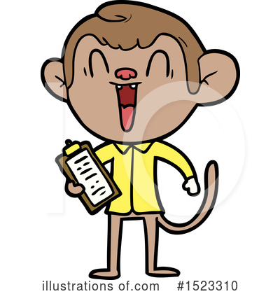 Royalty-Free (RF) Monkey Clipart Illustration by lineartestpilot - Stock Sample #1523310