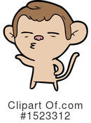 Monkey Clipart #1523312 by lineartestpilot