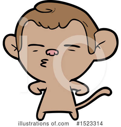 Royalty-Free (RF) Monkey Clipart Illustration by lineartestpilot - Stock Sample #1523314